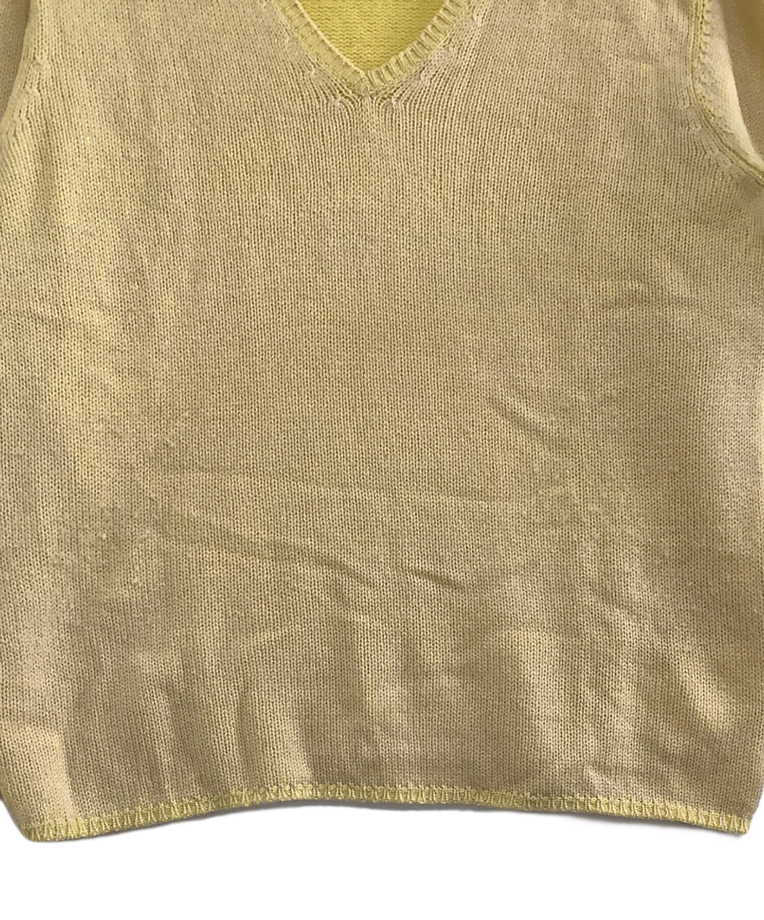 中古・古着通販】PRADA (プラダ) 薄手ニット イエロー サイズ:50 