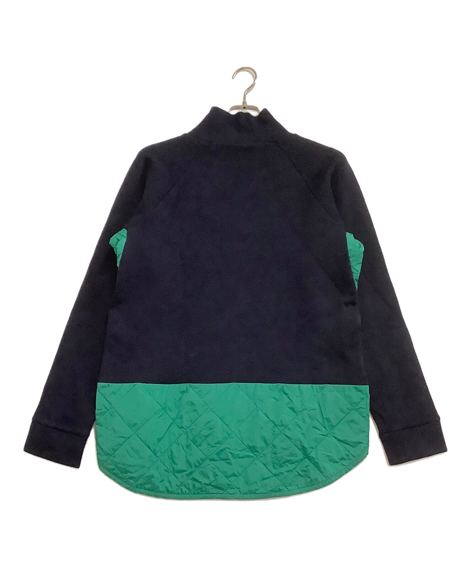 中古・古着通販】MARNI (マルニ) ドッキングニット ネイビー×グリーン 