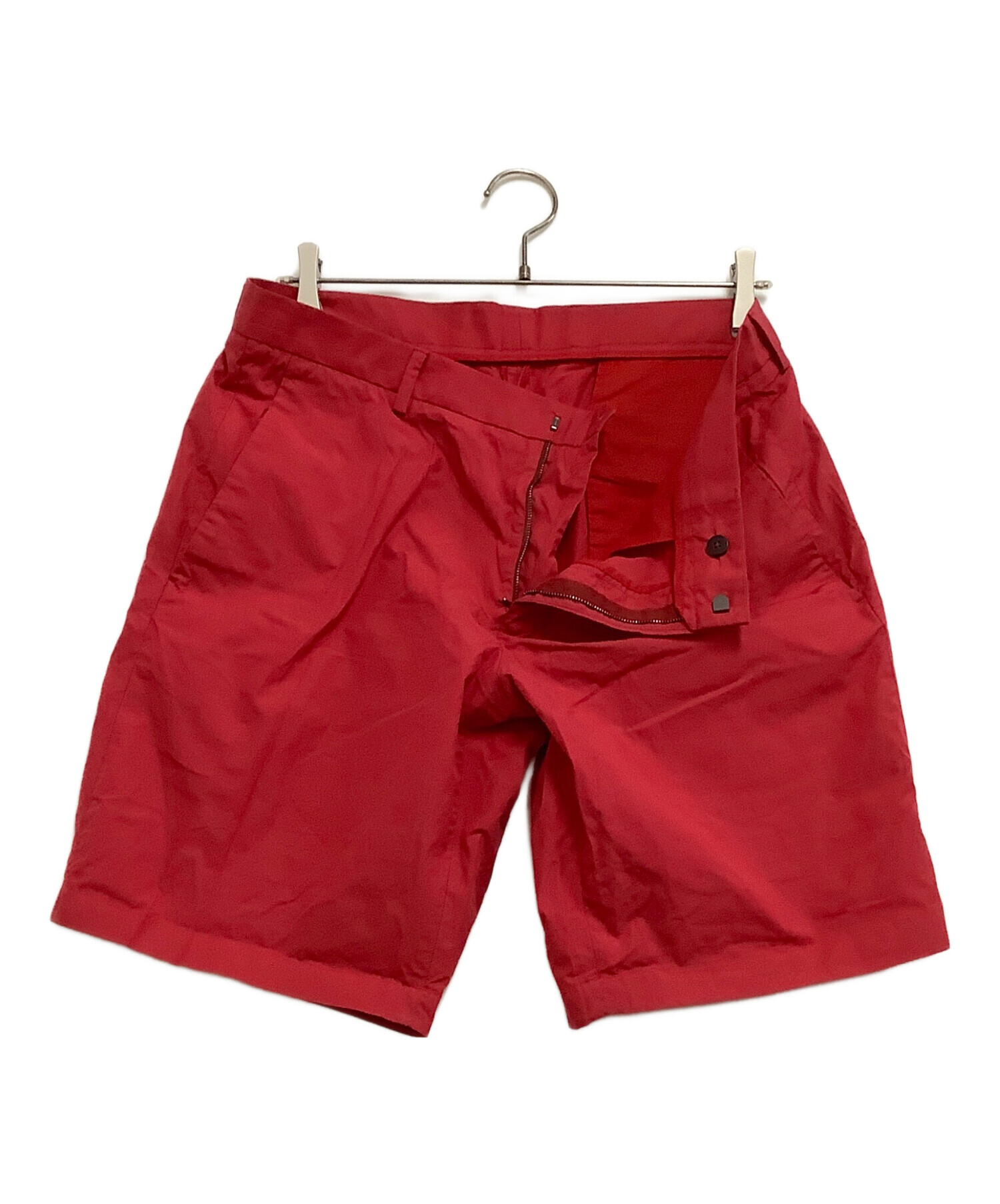 JIL SANDER+ ハーフ ショートパンツ レッド 48 ジルサンダー 中古・古着通販】JIL SANDER (ジルサンダー) ハーフパンツ レッド