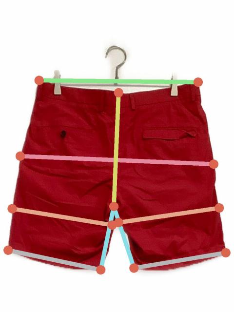 中古・古着通販】JIL SANDER (ジルサンダー) ハーフパンツ レッド