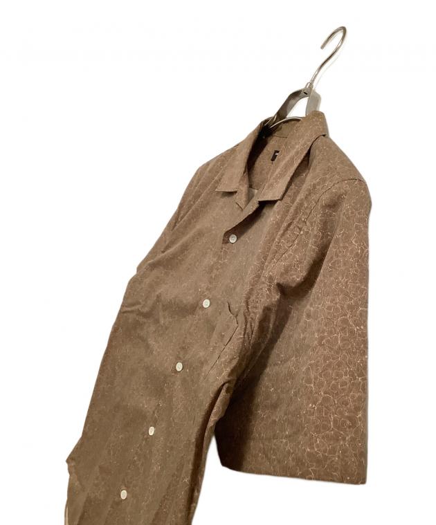 COMME des GARÇONS HOMME PLUS 半袖シャツ ブラウン 中古・古着通販】COMME des GARCONS HOMME PLUS (コムデギャルソンオム