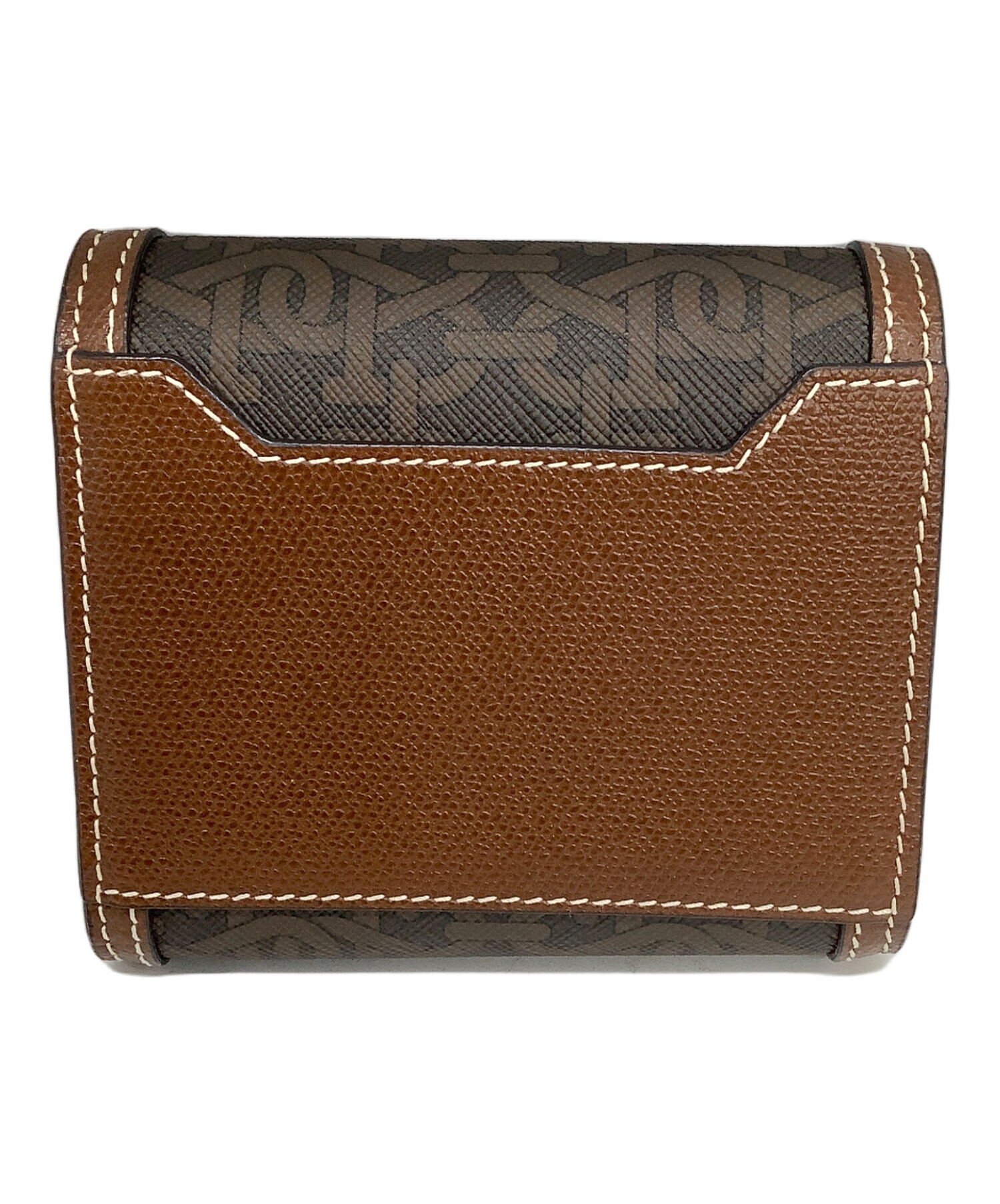 中古・古着通販】BALLY (バリー) 3つ折り財布 ブラウン×ゴールド