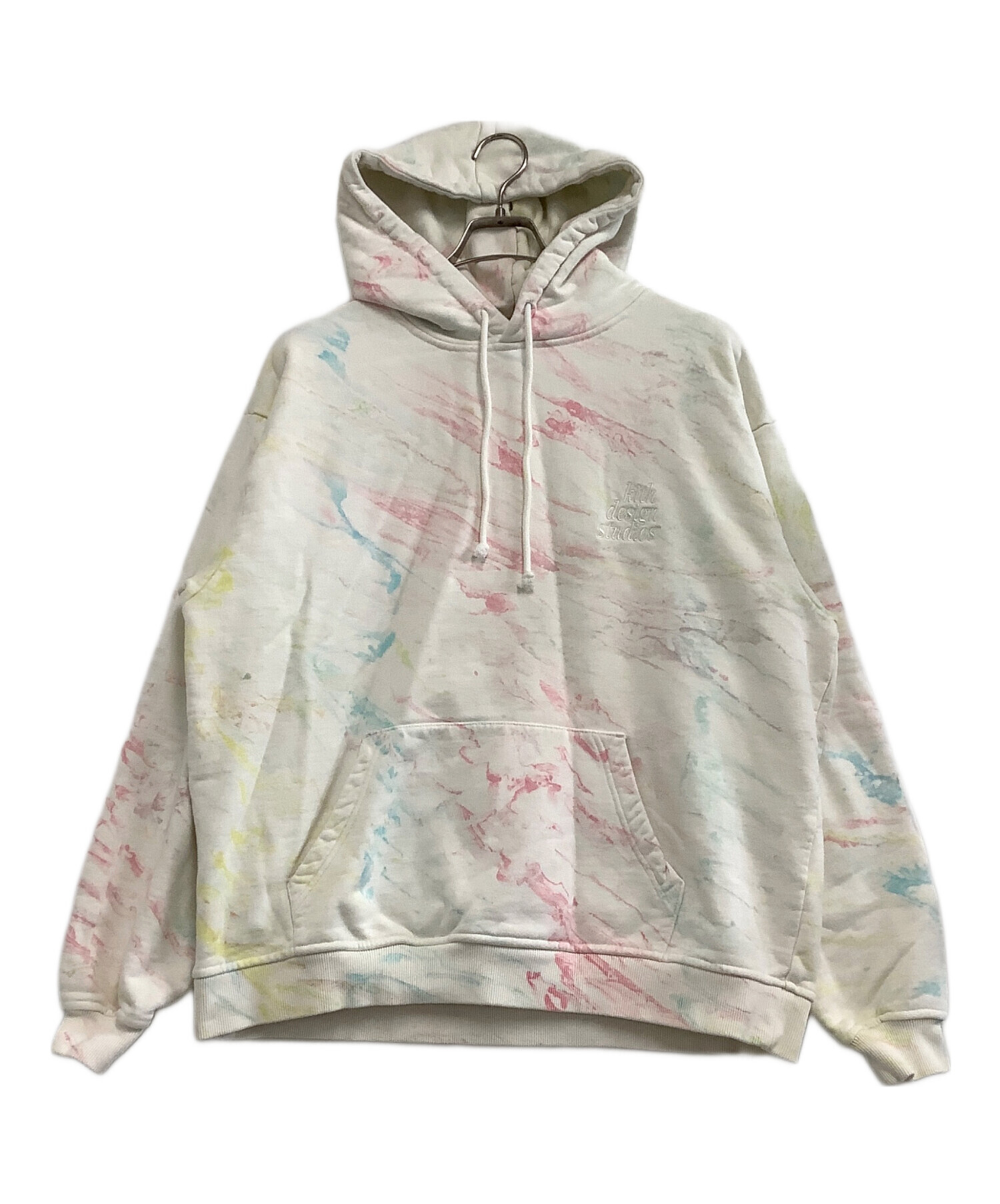 中古・古着通販】KITH (キス) プルオーバーパーカー ホワイト サイズ