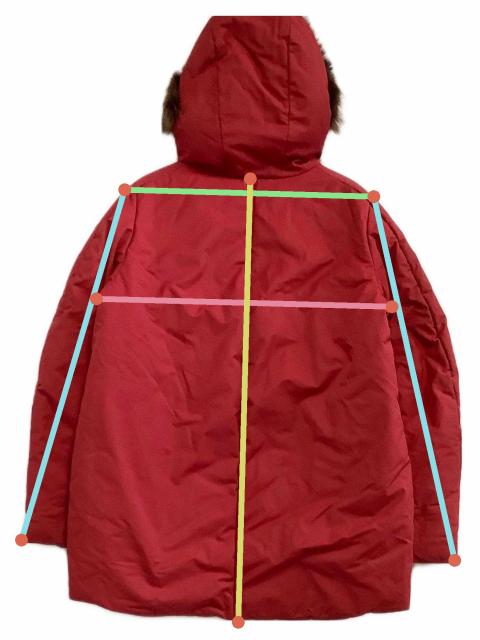 中古・古着通販】JIL SANDER (ジルサンダー) 中綿ジャケット レッド