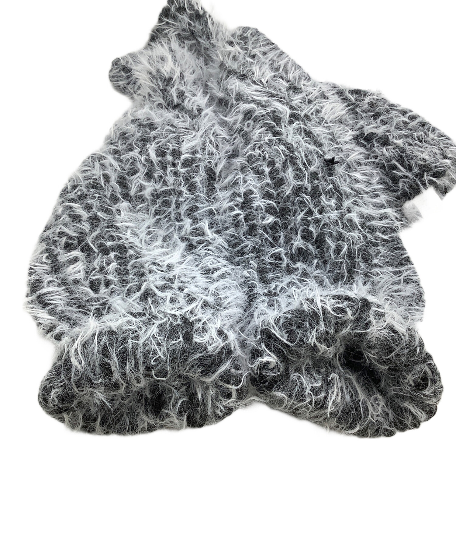 TELOPLAN テーロプラン ニット・セーター F グレー系 【古着】【中古】 中古・古着通販】TELOPLAN (テーロプラン) 厚手ニット グレー×ホワイト