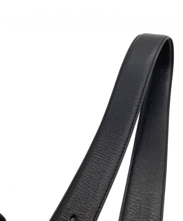 中古・古着通販】CHANEL (シャネル) レザーベルト ココマーク ブラック