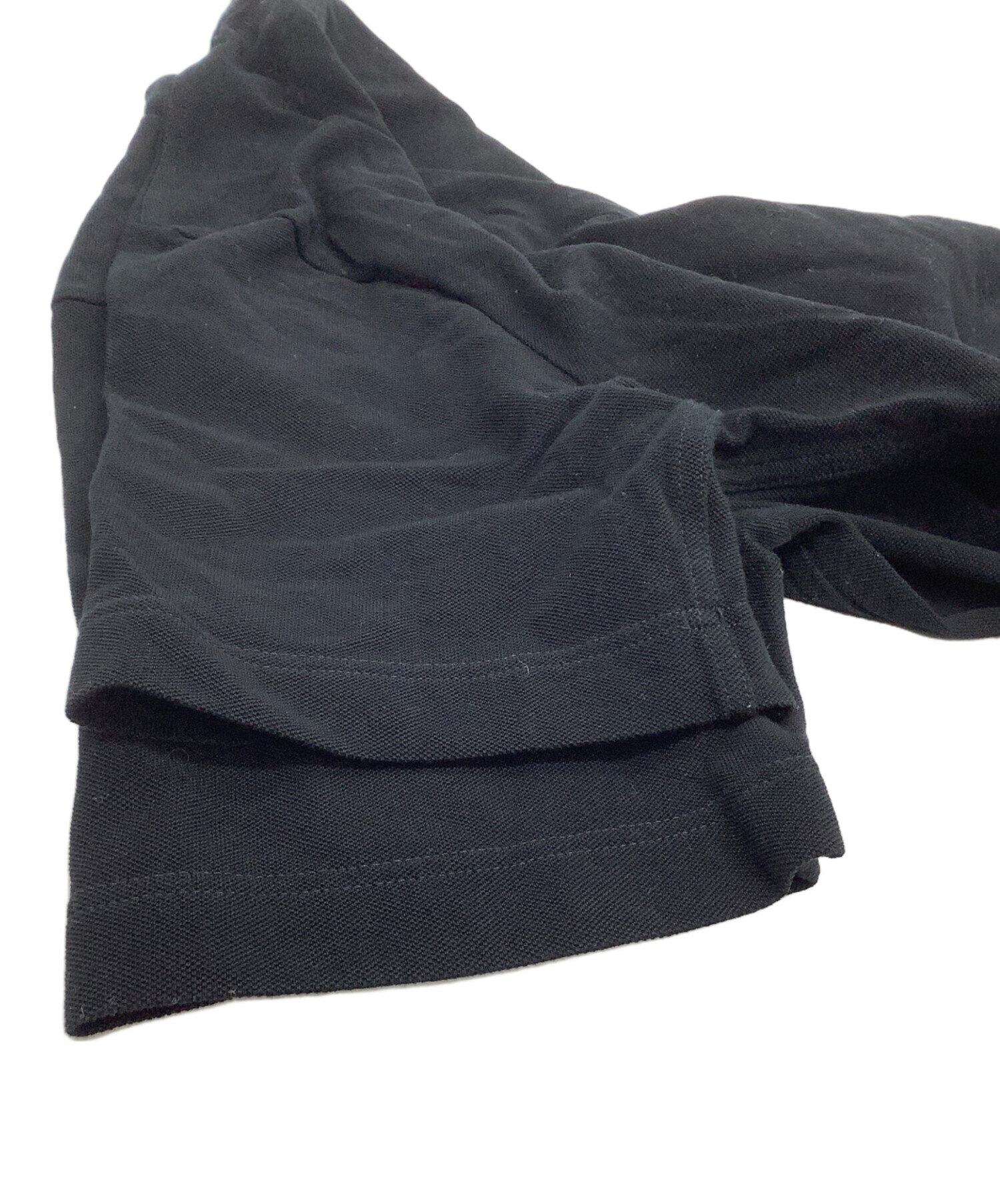 中古・古着通販】HERMES (エルメス) 半袖カットソー H刺繍 ブラック