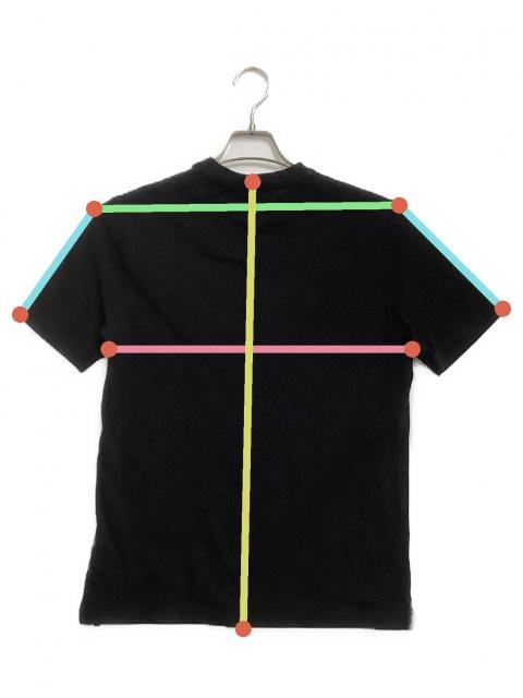 中古・古着通販】HERMES (エルメス) 半袖カットソー H刺繍 ブラック