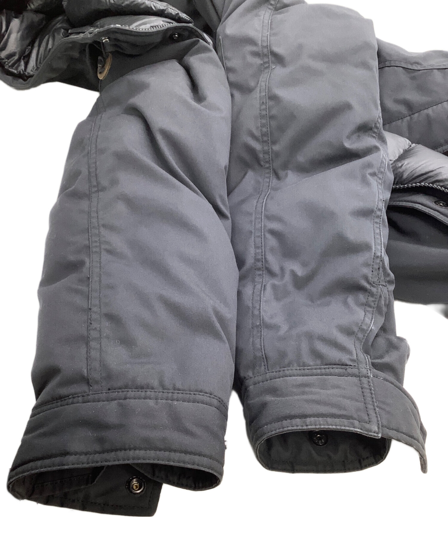 LA5036 新品タグ付き バルマン ショートダウンジャケット グレー L. 別注】Marmot / ショート ダウンジャケット（ダウンジャケット/コート