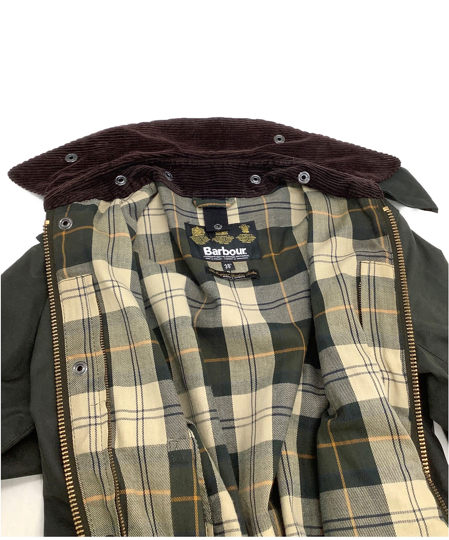 中古・古着通販】Barbour (バブアー) オイルドジャケット SL BORDER
