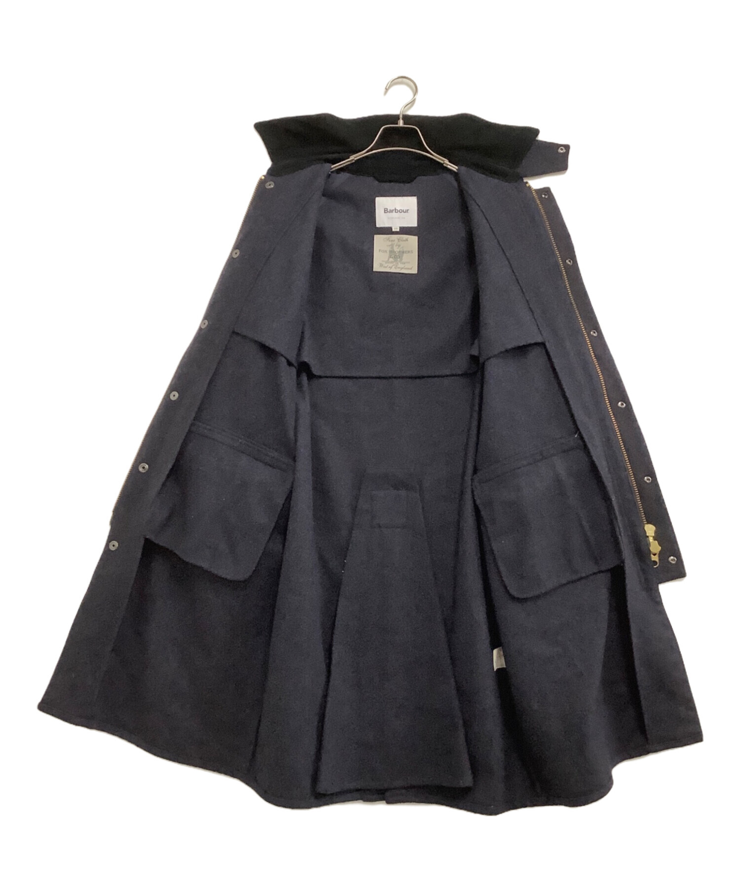 中古・古着通販】Barbour (バブアー) ステンカラーコート ネイビー