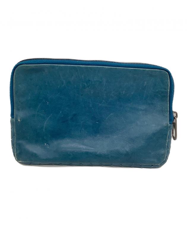 ボッテガベネタ　ポーチ 中古・古着通販】BOTTEGA VENETA (ボッテガベネタ) ポーチ ネイビー