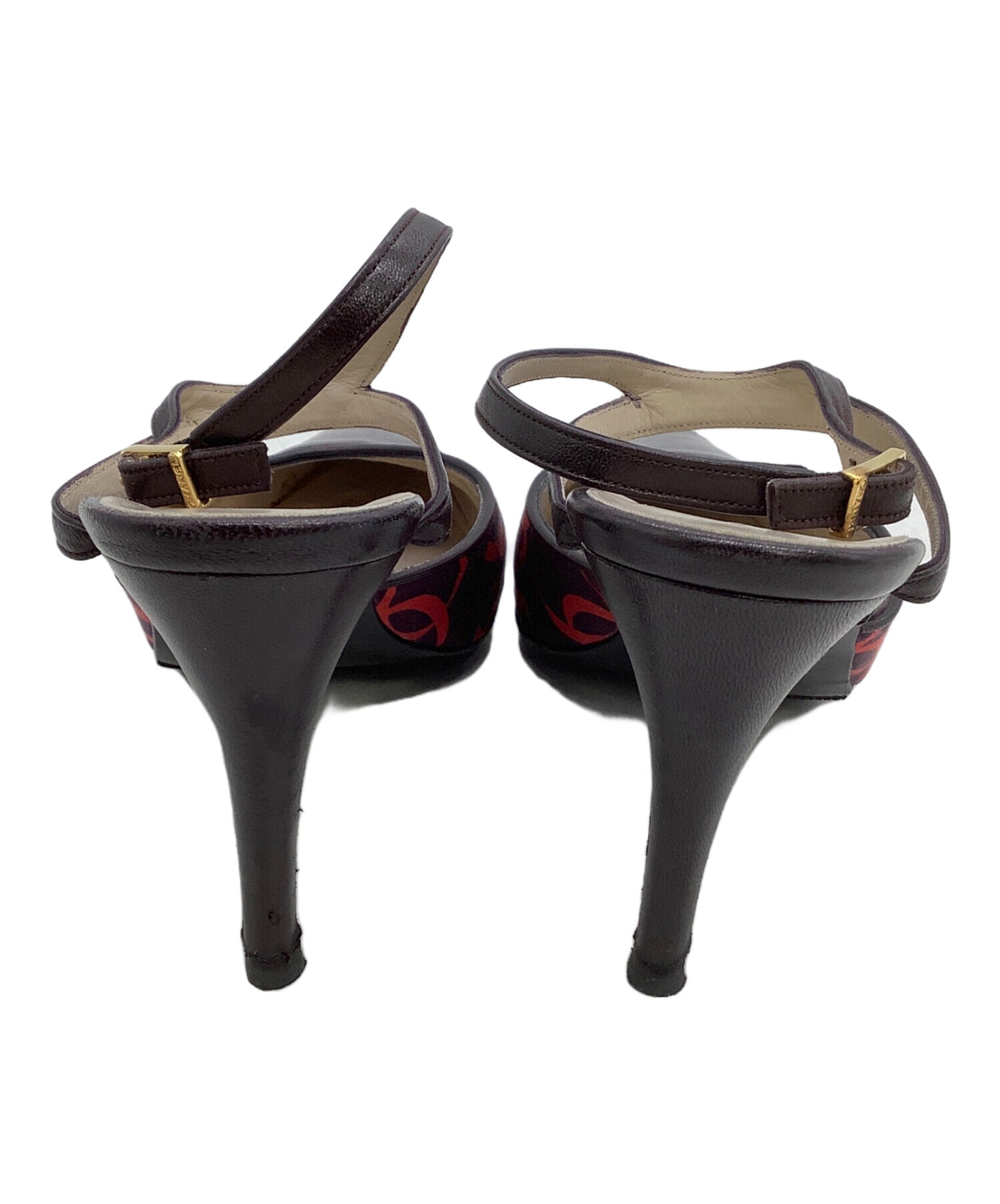 中古・古着通販】CHANEL (シャネル) ヒールパンプス パープル サイズ