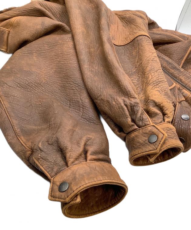 中古・古着通販】Gleeman (-) ライナー付きラムレザージャケット