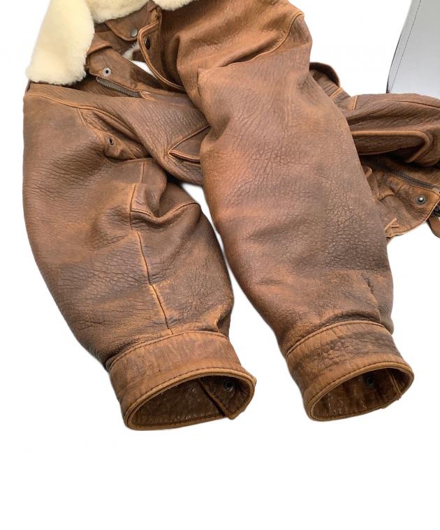 中古・古着通販】Gleeman (-) ライナー付きラムレザージャケット