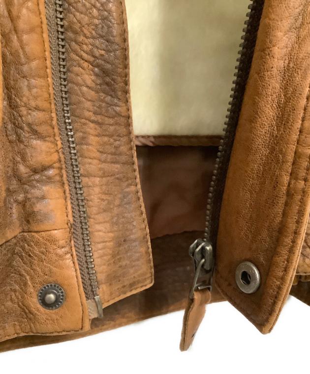 中古・古着通販】Gleeman (-) ライナー付きラムレザージャケット