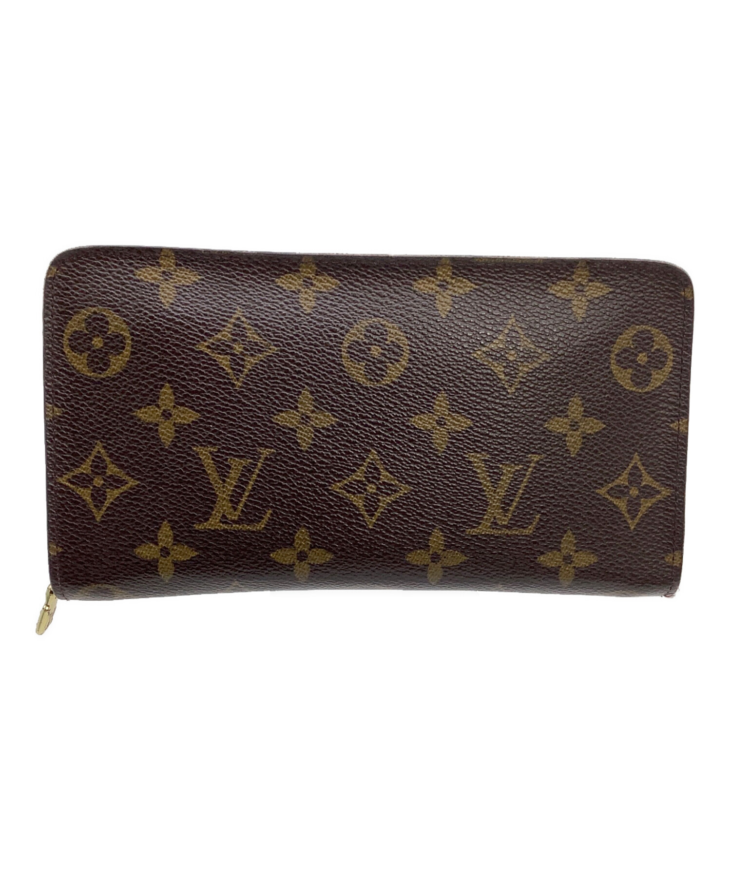LOUIS VUITTON ダークブラウン 長財布 中古・古着通販】LOUIS VUITTON (ルイ ヴィトン) 長財布 モノグラム