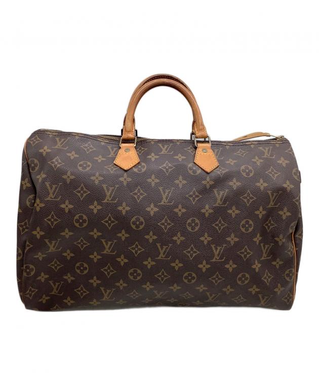 【正規品】ルイヴィトン モノグラム スピーディ40 ハンドバッグ ブラウン 茶色 中古・古着通販】LOUIS VUITTON (ルイ ヴィトン) ハンドバッグ