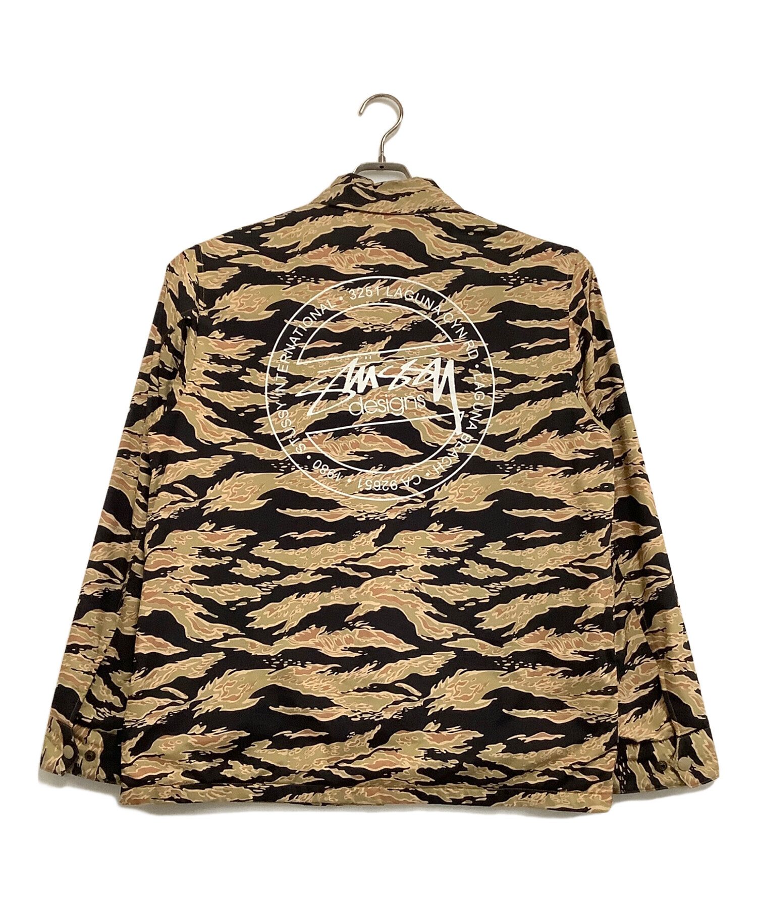 OLDSTUSSY コーデュロイコーチジャケット　ベージュ　00s OLDSTUSSY コーデュロイコーチジャケット ベージュ 00s