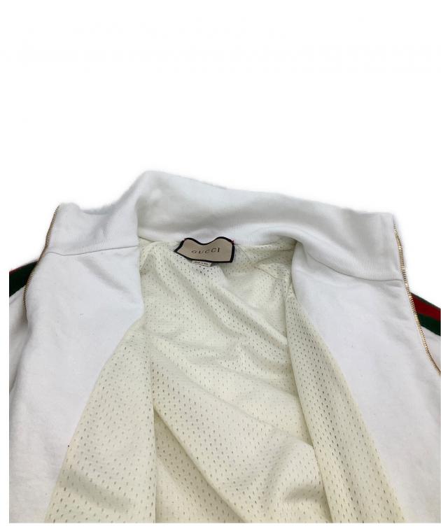 中古・古着通販】GUCCI (グッチ) トラックジャケット ホワイト サイズ
