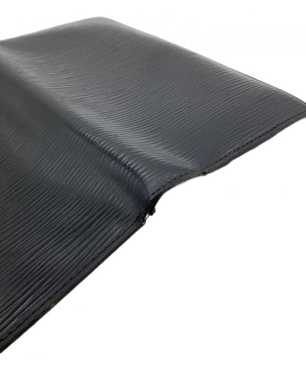 中古・古着通販】LOUIS VUITTON (ルイ ヴィトン) 長財布 エピ ブラック