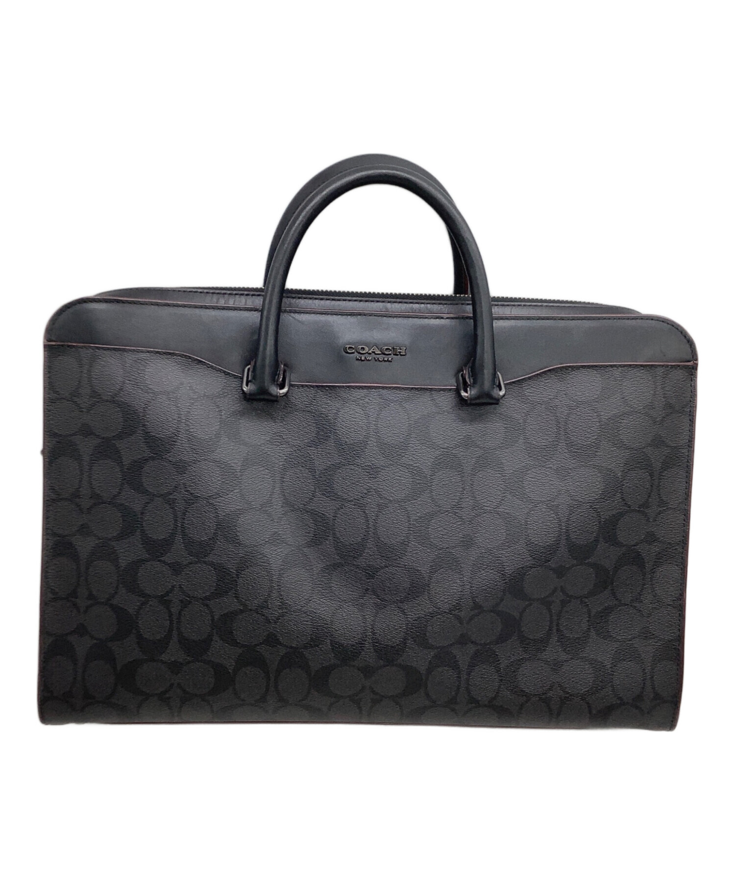 中古・古着通販】COACH (コーチ) ビジネスバッグ シグネチャー 