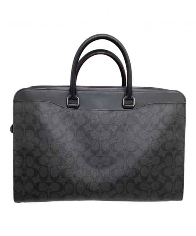 中古・古着通販】COACH (コーチ) ビジネスバッグ シグネチャー