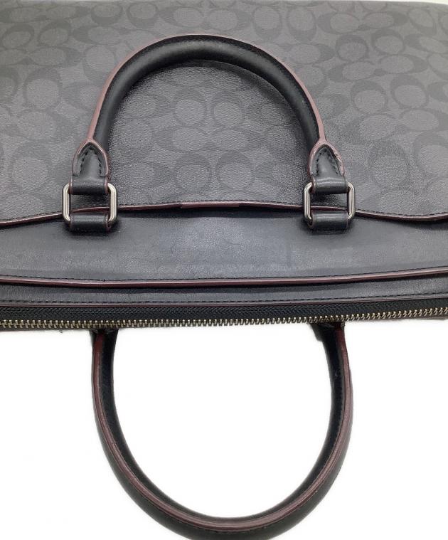 中古・古着通販】COACH (コーチ) ビジネスバッグ シグネチャー