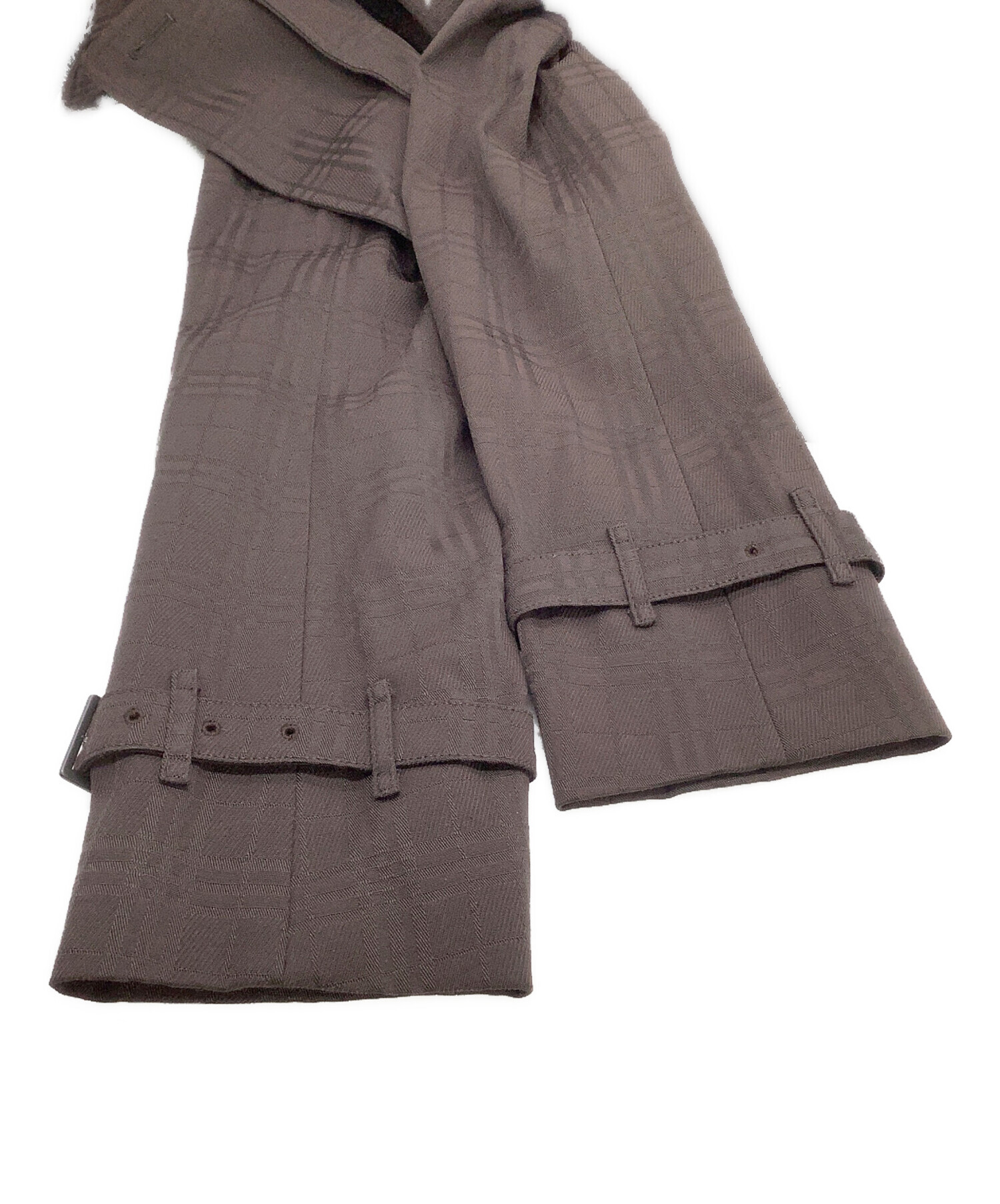 中古・古着通販】BURBERRY (バーバリー) ステンカラーコート ブラウン