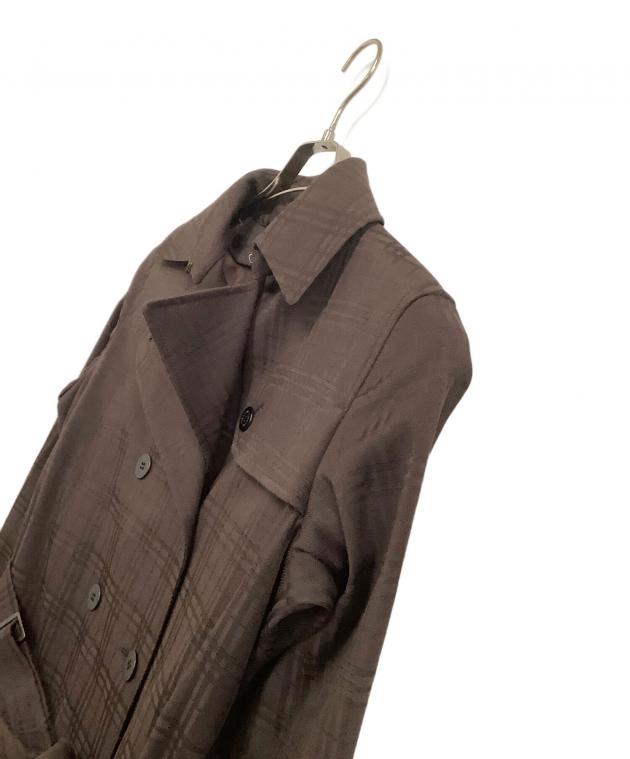 中古・古着通販】BURBERRY (バーバリー) ステンカラーコート ブラウン