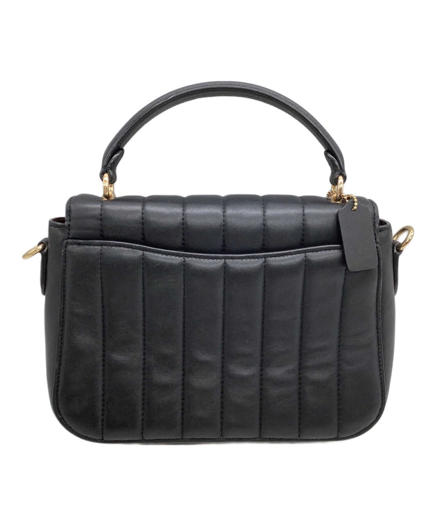 中古・古着通販】COACH (コーチ) キルティングショルダーバッグ 