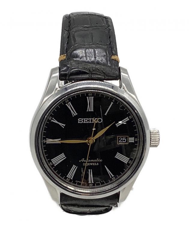 中古・古着通販】SEIKO (セイコー) 腕時計 プレザージュ ブラック