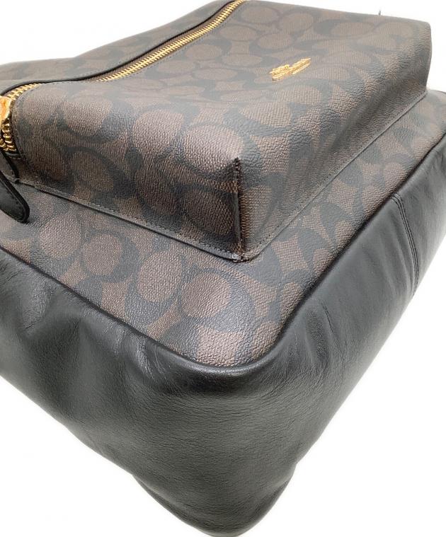中古・古着通販】COACH (コーチ) リュック シグネチャー ブラウン