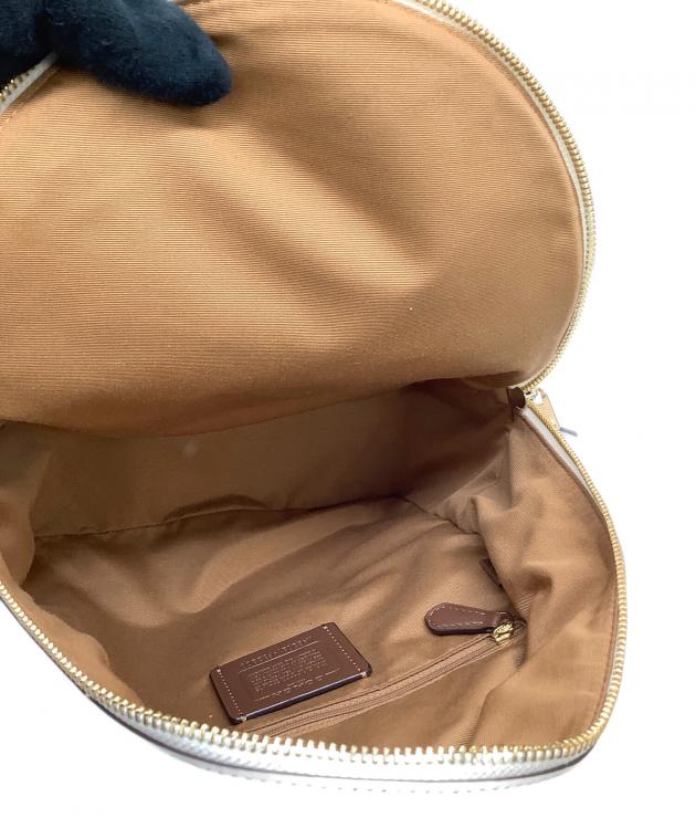 中古・古着通販】COACH (コーチ) リュック シグネチャー ベージュ