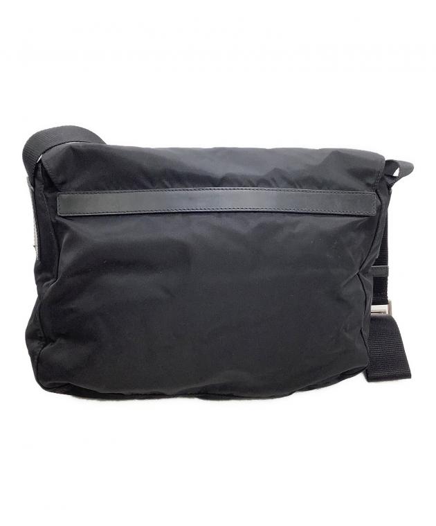 中古・古着通販】PRADA (プラダ) ナイロンショルダーバッグ ブラック