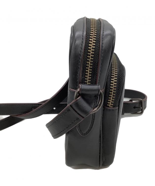 COACH ショルダーバッグ トラック シグネチャー ブラック 中古・古着通販】COACH (コーチ) ショルダーバッグ シグネチャー