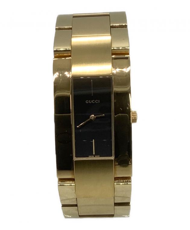 GUCCI ゴールド アナログ腕時計 クォーツ 中古・古着通販】GUCCI (グッチ) 腕時計 クォーツ ゴールド色