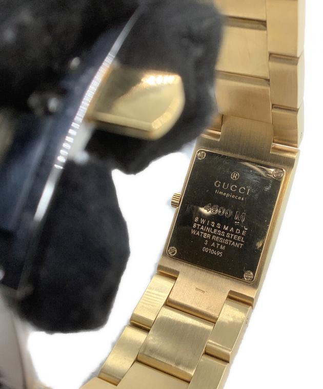 GUCCI ゴールド クォーツ時計　腕時計　1600I 中古・古着通販】GUCCI (グッチ) 腕時計 クォーツ ゴールド色