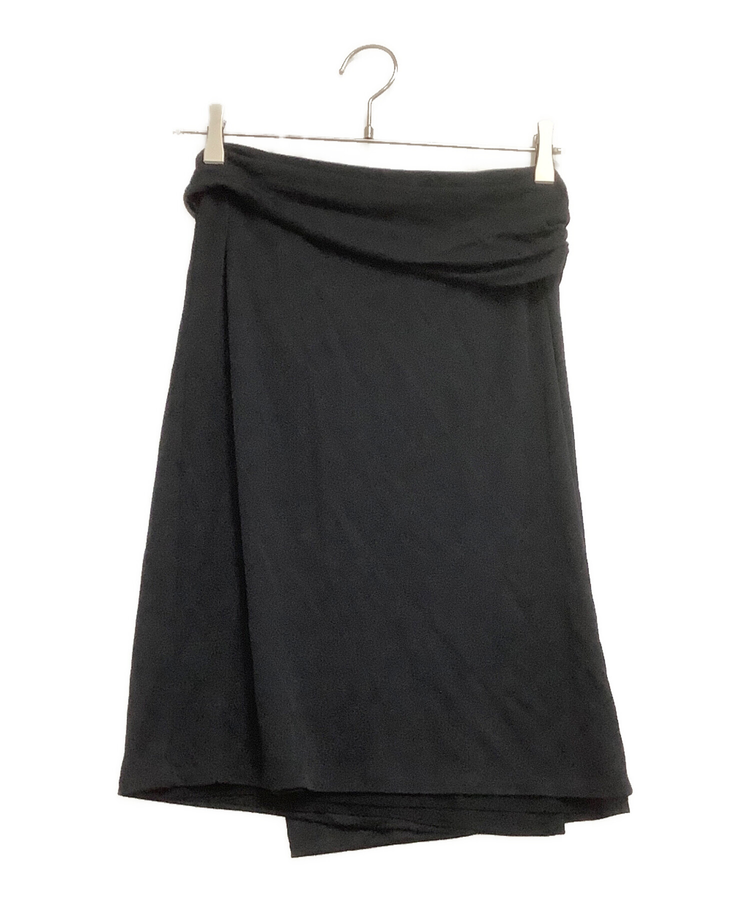 中古・古着通販】GUCCI (グッチ) ラップスカート ブラック 中古・古着通販】GUCCI (グッチ) ラップスカート ブラック