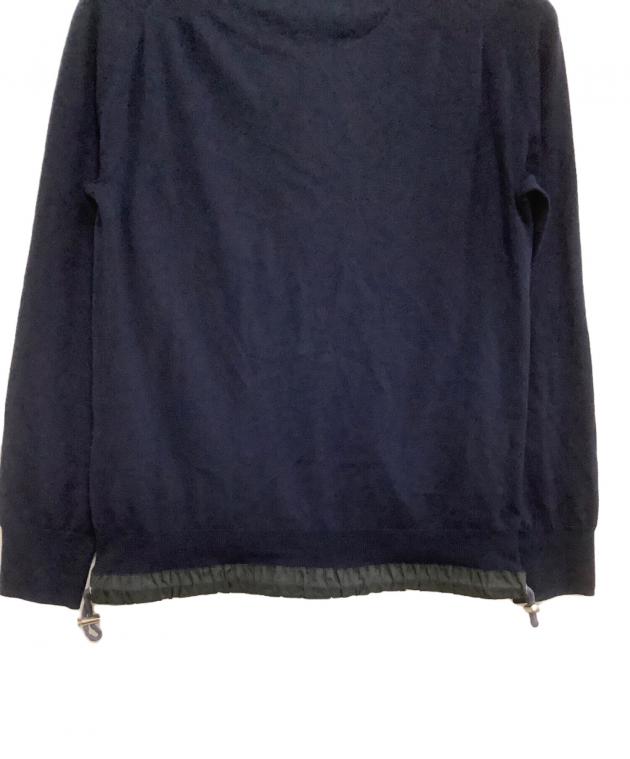 中古・古着通販】sacai (サカイ) 薄手カーディガン ドローコードウール