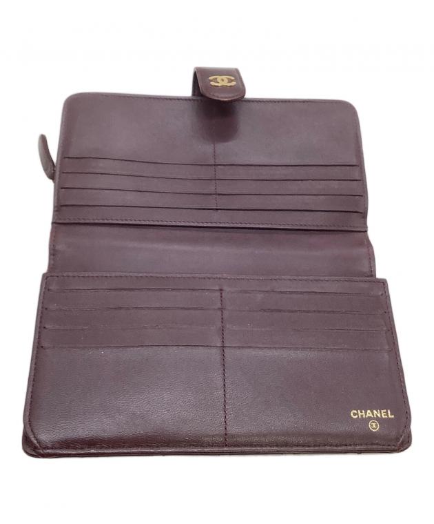 中古・古着通販】CHANEL (シャネル) 長財布 マトラッセ ボルドー