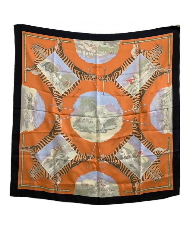 中古・古着通販】HERMES (エルメス) 大判スカーフ カレ90/La Chasse en