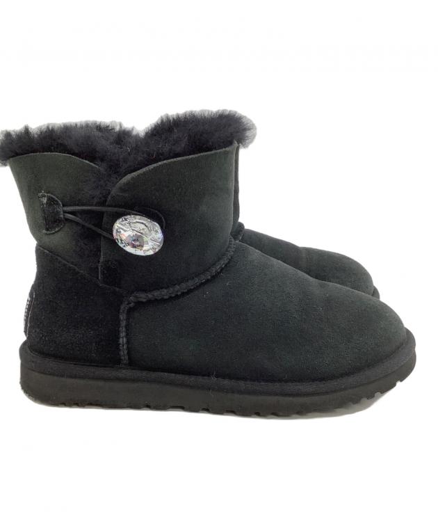 中古・古着通販】UGG (アグ) ムートンブーツ MINI BAILEY BUTTON BLING 中古・古着通販】UGG (アグ) ムートンブーツ MINI BAILEY BUTTON BLING