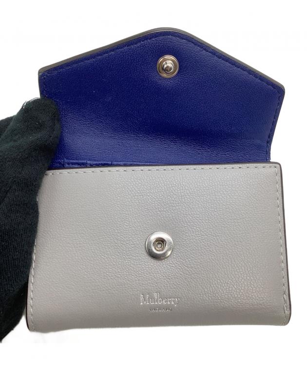 中古・古着通販】MULBERRY (マルベリー) 3つ折り財布 グレー｜ブランド