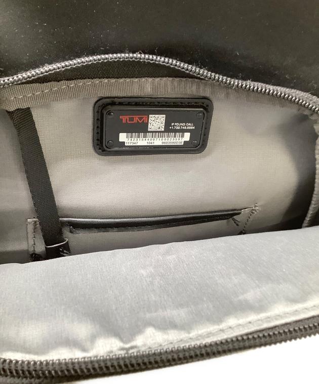中古・古着通販】TUMI (トゥミ) レザーリュック Alpha ブラック 