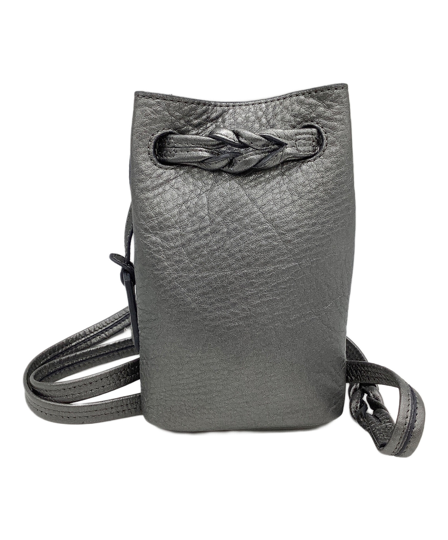 中古・古着通販】HIROFU (ヒロフ) スマホショルダーバッグ シルバー