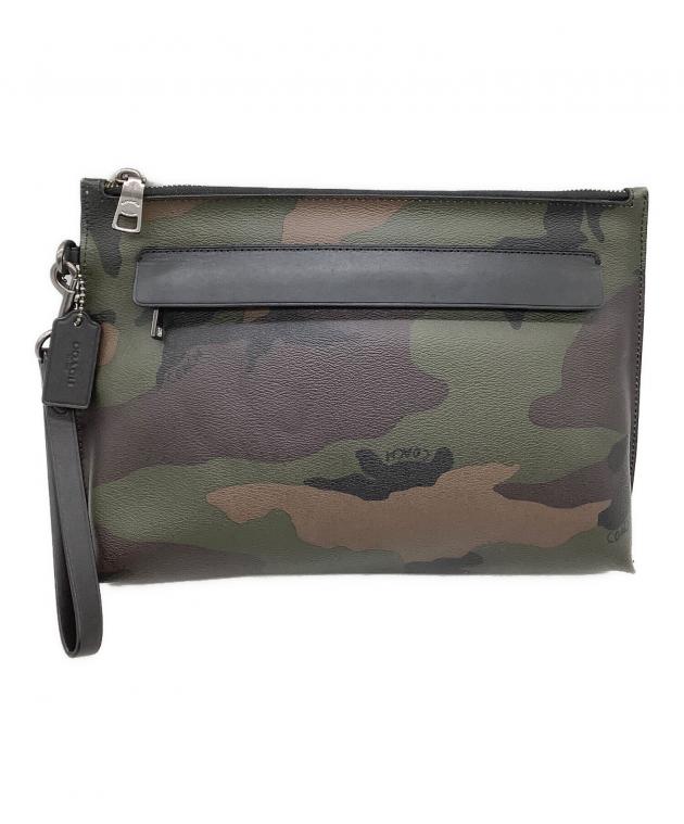 中古・古着通販】COACH (コーチ) クラッチバッグ カモフラージュ柄