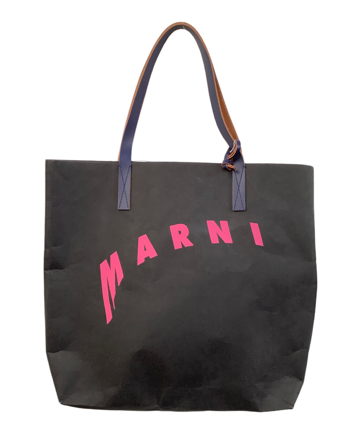 中古・古着通販】MARNI (マルニ) トートバッグ ブラック×ピンク 