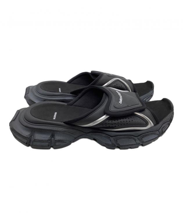 BALENCIAGA ブラック スライドサンダル　27cm アウトレット】BALENCIAGA バレンシアガ サンダル/スライドサンダル