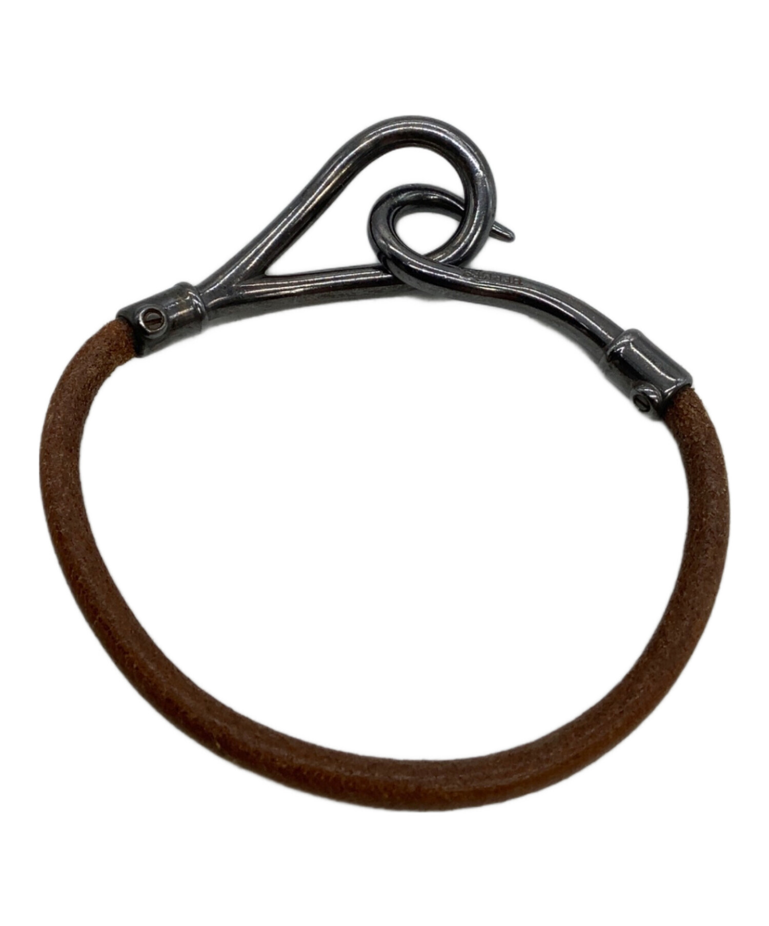 中古・古着通販】HERMES (エルメス) ジャンボブレスレット ブラウン